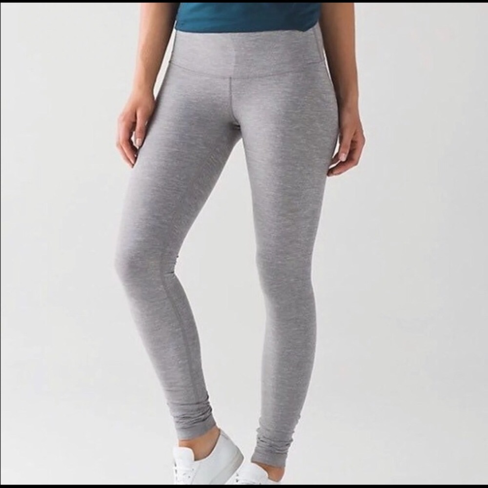 Lululemon wunder under Size 4 heather gray